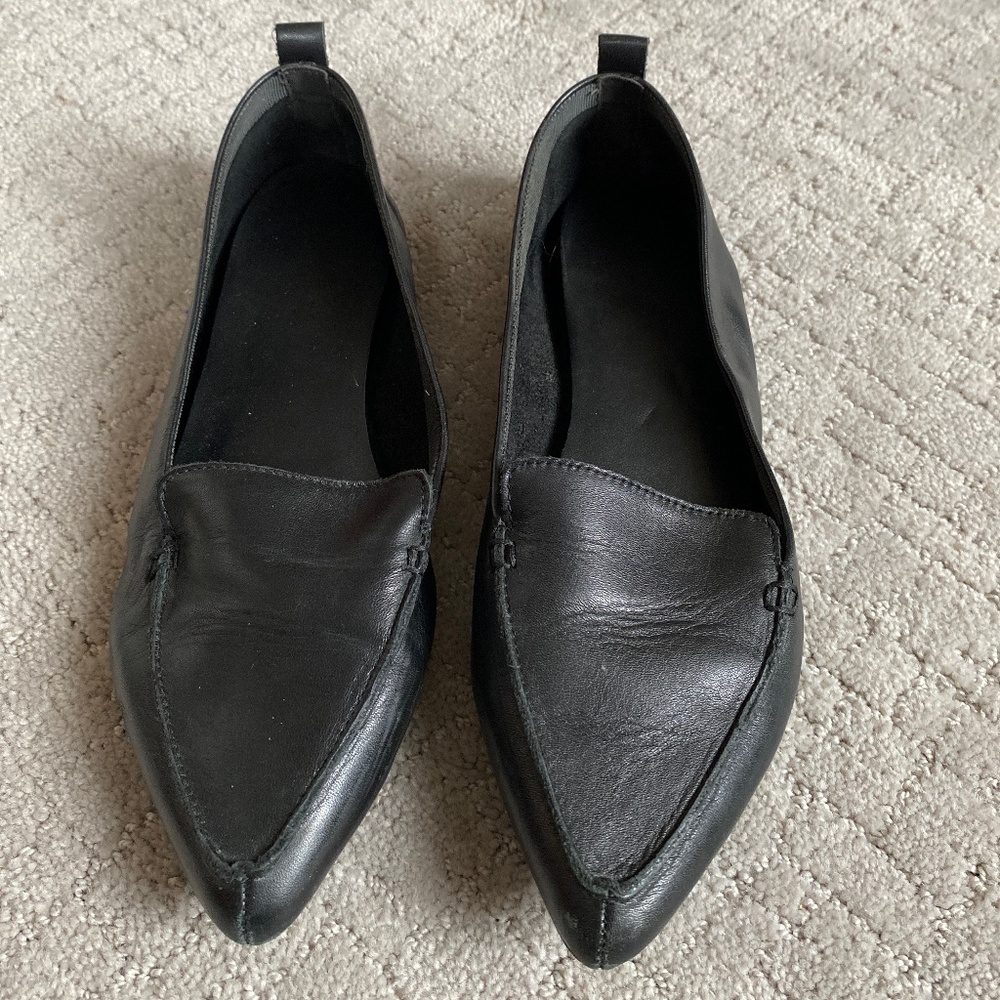 Aldo Pointy Flats SOFT Leather Size 9